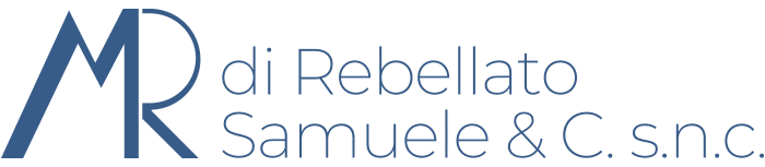 Logo MR Rebellato Blu